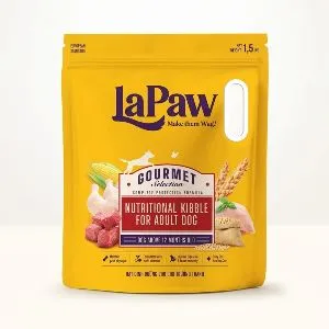 Hạt cho chó trưởng thành laPaw Gourmet chuẩn Âu hộp 1,5kg