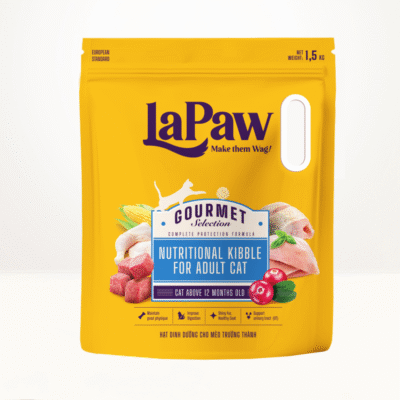 Hạt cho mèo trưởng thành laPaw Gourmet chuẩn Âu 
