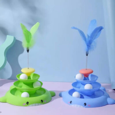 Tháp bóng 3 tầng giúp hỗ trợ rèn luyện sự nhanh nhạy và tăng vận động