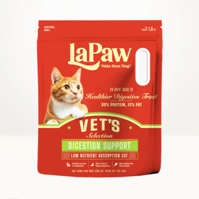 Hạt cho mèo LaPaw đảm bảo tiêu chuẩn chất lượng và hỗ trợ tiêu hóa tốt, kiểm soát cân nặng ổn định