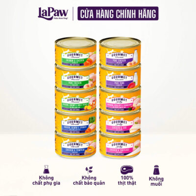 Dòng pate chất lượng từ LaPaw cung cấp dinh dưỡng cần thiết cho mèo ở mọi lứa tuổi