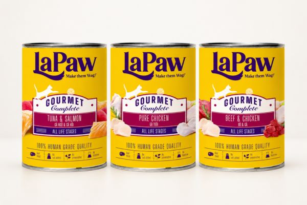 Pate mèo LaPaw Gourmet 375g với nhiều hương vị dinh dưỡng cho Boss