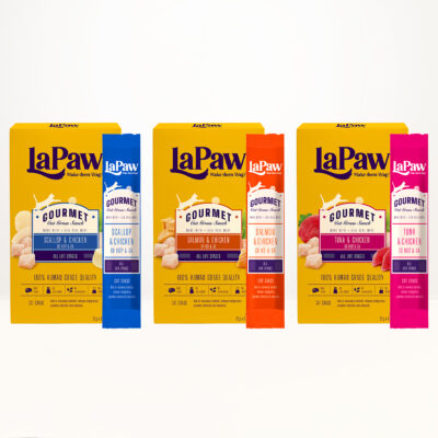 Súp thưởng LaPaw Gourmet giúp việc khen thưởng khi mèo làm đúng trở nên hiệu quả hơn.