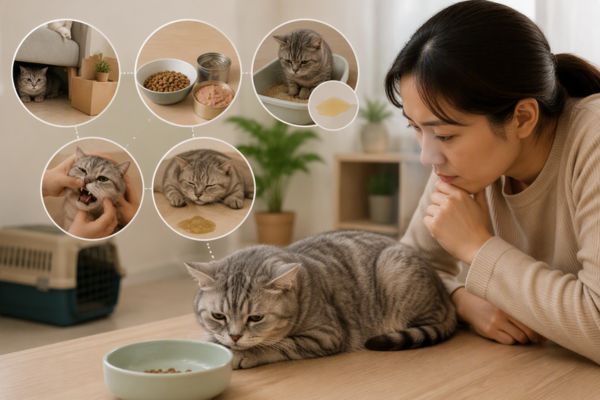 Cách xử lý khi phát hiện mèo bỏ ăn tại nhà