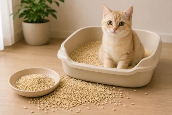 Cát đậu nành (Tofu) ít bụi, vón cục tốt và thân thiện với môi trường.