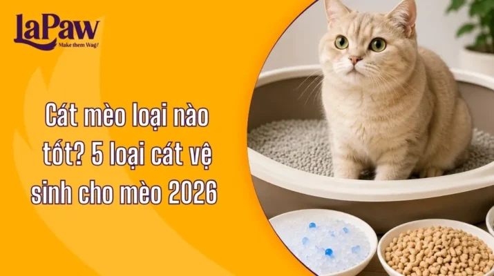 Cát mèo loại nào tốt? 5 loại cát vệ sinh cho mèo