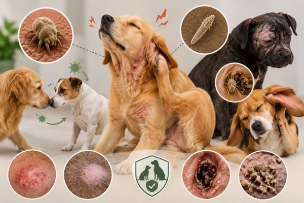 Ghẻ ở chó loại nào dễ lây và khó điều trị nhất?