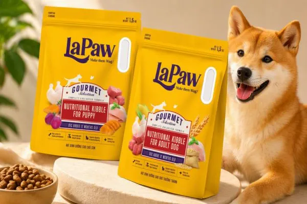 Hạt cho chó LaPaw Gourmet giúp bổ sung dinh dưỡng hằng ngày