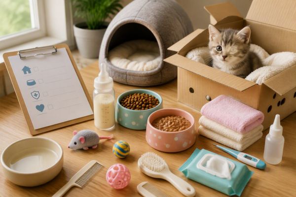 Những lưu ý trước khi nuôi mèo con