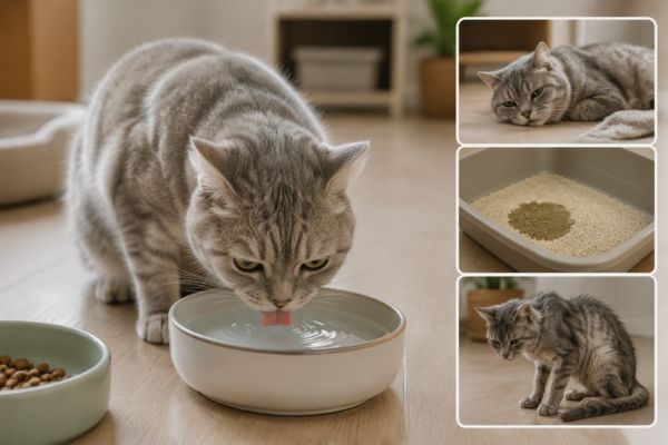 Mèo bỏ ăn chỉ uống nước vẫn có thể là dấu hiệu bất thường