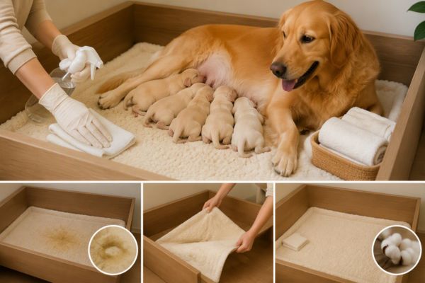 Giữ vệ sinh quanh khu vực ổ nằm