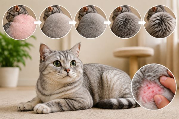 Cạo lông mèo bao lâu thì mọc lại?