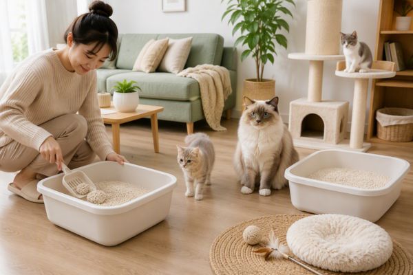 Cát cho mèo sữa dừa phù hợp với nhiều nhu cầu và độ tuổi khác nhau