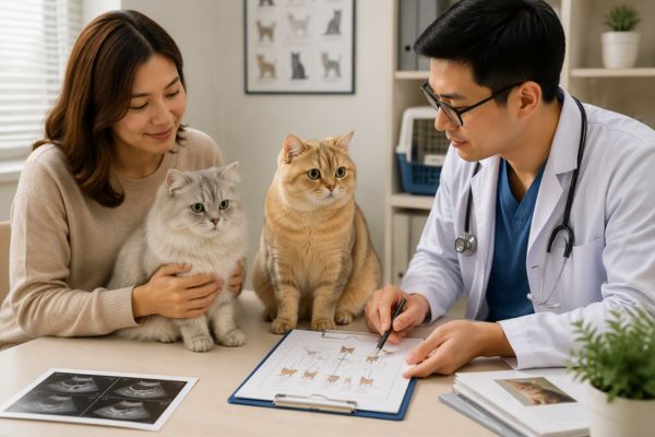 Kiểm tra nguồn gốc và sức khỏe giúp hạn chế nguy cơ mèo cận huyết