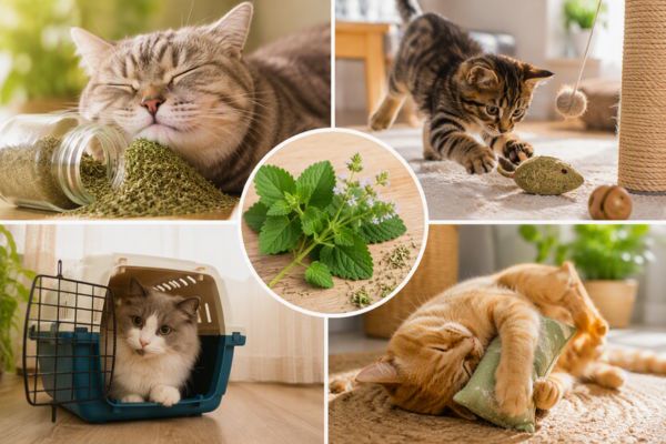 Lợi ích của cỏ bạc hà mèo đối với hành vi và tinh thần của mèo