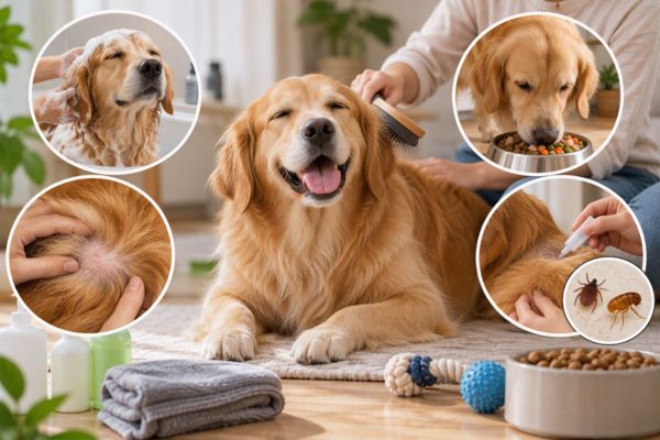 Chăm sóc bộ lông khỏe mạnh mỗi ngày cho Boss
