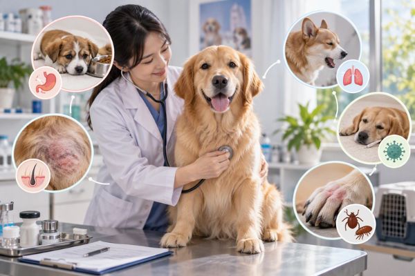 Tổng hợp các bệnh thường gặp ở chó cưng