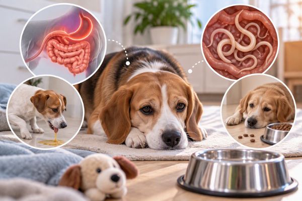 Các nguyên nhân phổ biến gây bệnh đường ruột ở chó