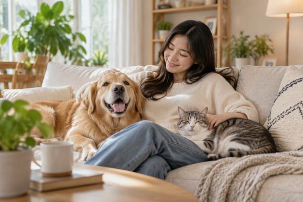 Lợi ích khi nuôi thú cưng đối với sức khỏe tinh thần và cuộc sống hằng ngày
